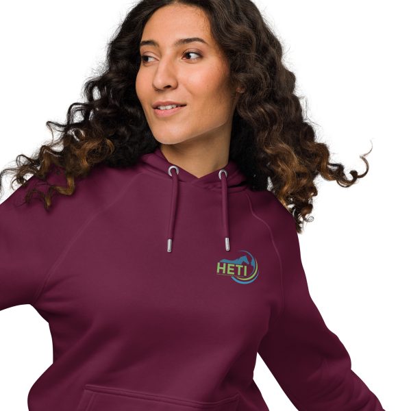 Unisex eco raglan hoodie - Image 4