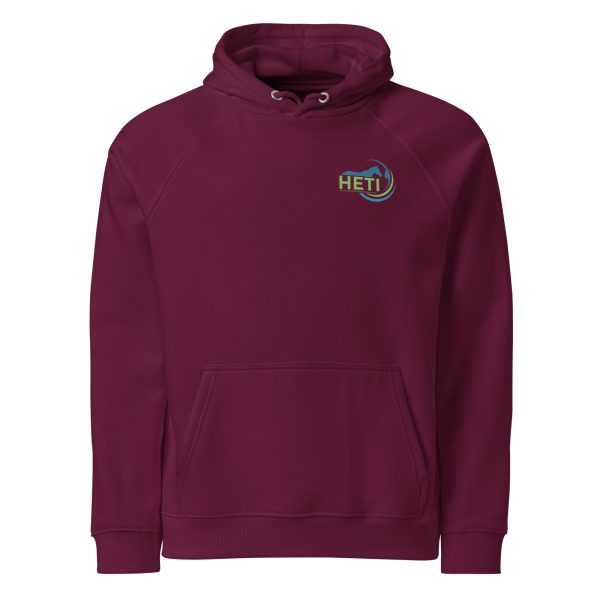 Unisex eco raglan hoodie - Image 9