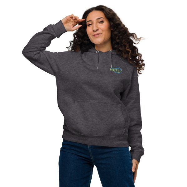 Unisex eco raglan hoodie - Image 5